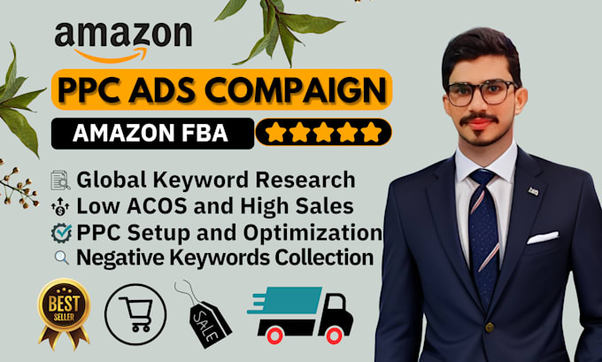 Gig Preview - Setup amazon PPC campaign, manage and optimization