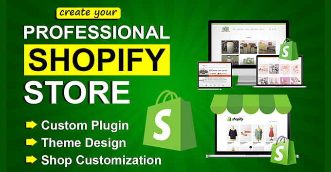 Gig Preview - Enhance your shopify store with expert design,  custom dropshipping solutions