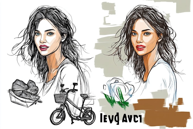 Gig Preview - Convert drawing, sketch and logo image to digital vector art