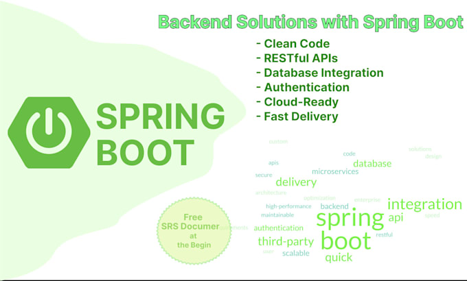 Gig Preview - Build scalable backend solutions with spring boot