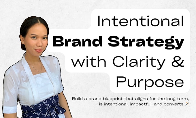 Gig Preview - Develop a clear brand strategy to structure your business