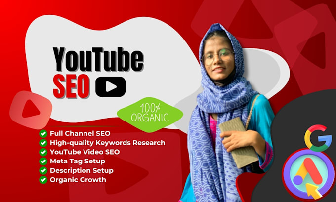 Gig Preview - Boost organic youtube growth with expert SEO and keywords