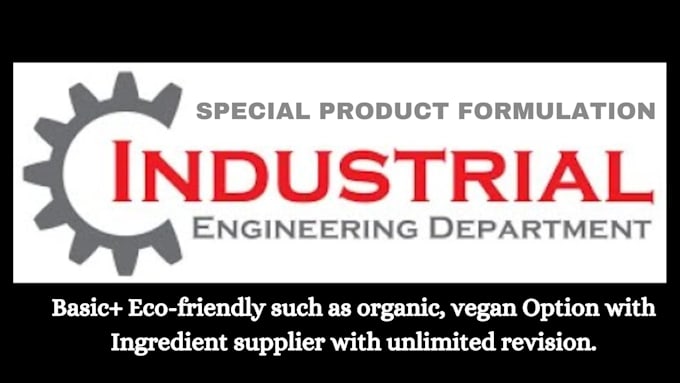 Gig Preview - Develop your industrial chemical formulation and formula testing