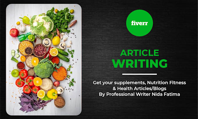 Bestseller - be your supplement, nutrition, health and fitness article and blog writer