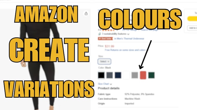 Gig Preview - Do amazon create variations amazon product listings fba