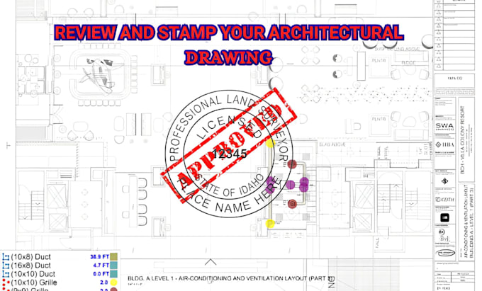 Bestseller - do texas arizona  florida pe stamp city permit structural floor plan hvac