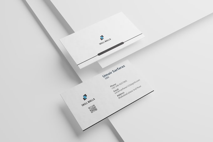 Bestseller - design minimal modern flat and elegant business card