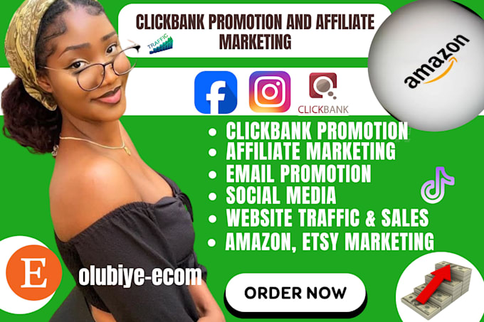 Gig Preview - Clickbank affiliate link promotion, affiliate markting clikbank link promotion