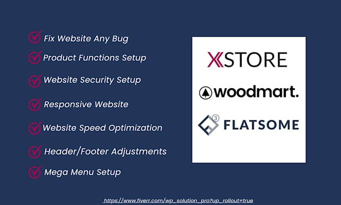 Gig Preview - Customize your ecommerce website with flatsome, xstore and woodmart theme