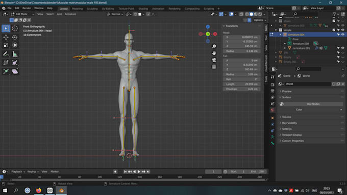 Gig Preview - Model, rig and animate for you on blender 3d