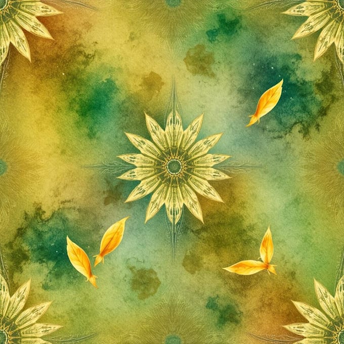 Gig Preview - Create beautiful seamless pattern in watercolor