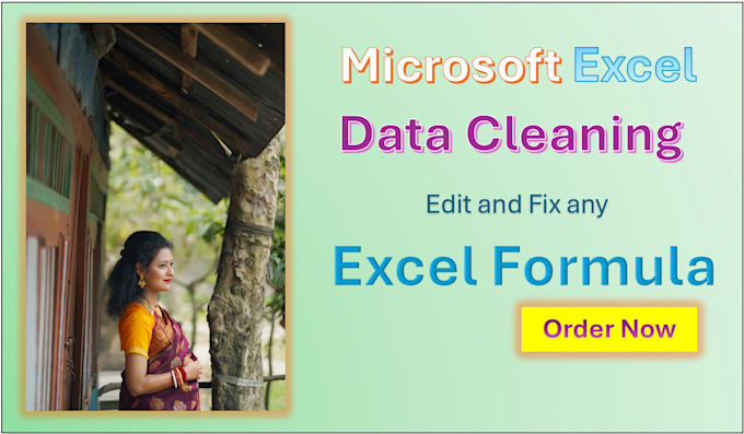 Gig Preview - Develop and troubleshoot any excel formulas as well as handle data cleaning task