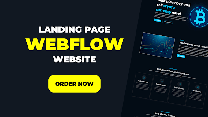 Gig Preview - Develop a landing page in webflow