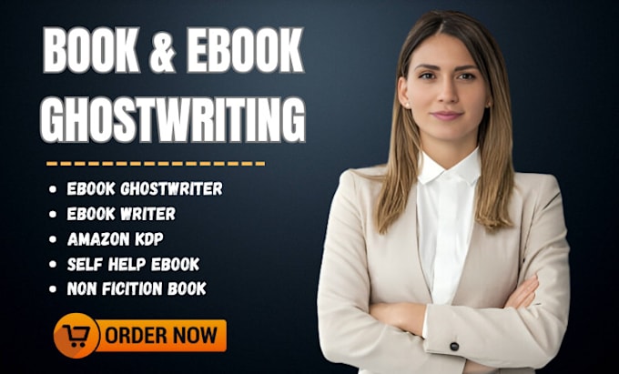 Gig Preview - Rewrite ebook as ebook ghostwriter, ghost ebook writer, nonfiction book writer