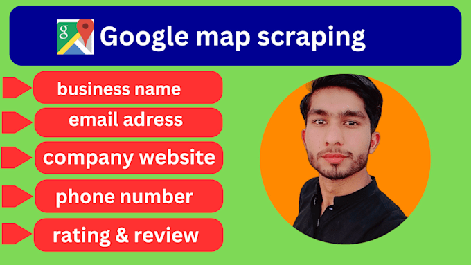 Gig Preview - Do scrape  google maps data scraping and b2b lead generation service