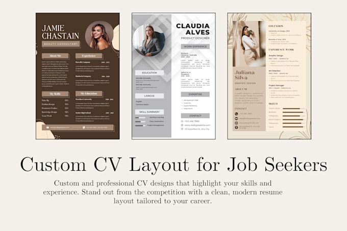 Gig Preview - Professional CV maker for CV making and modern CV maker