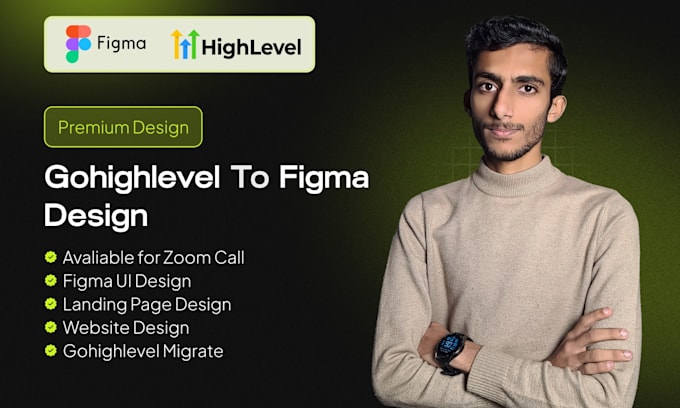 Gig Preview - Design website, landing page, sales funnel, UI ux in figma to gohighlevel expert