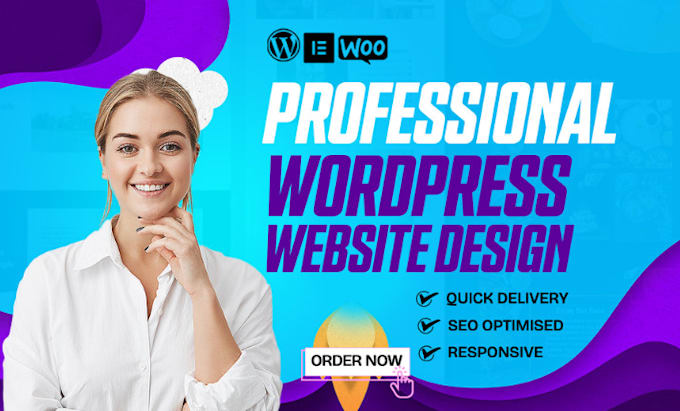 Gig Preview - Build a custom responsive wordpress website design