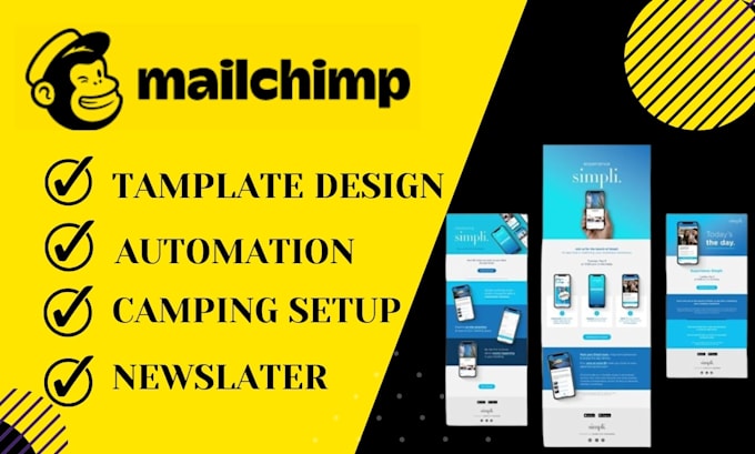 Gig Preview - Design professional mailchimp newsletter and email marketing templates