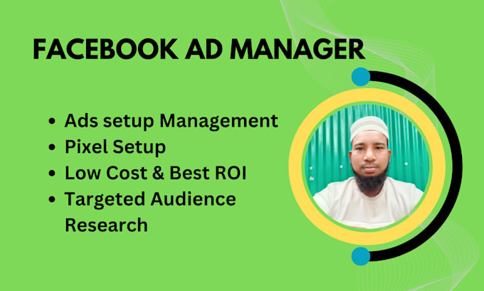 Gig Preview - Setup and manage facebook ad campaign