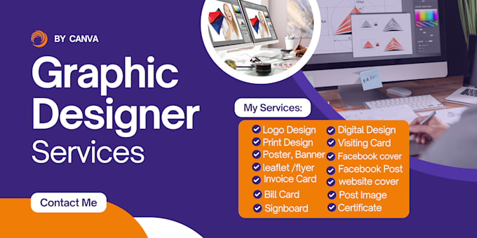 Bestseller - do any graphic design, poster, invoice, signboard, flyer