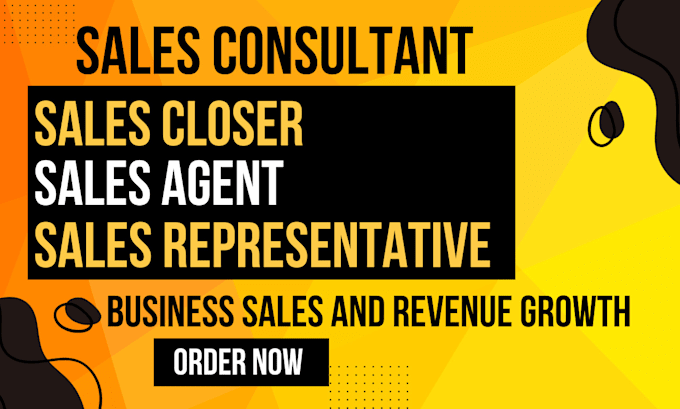 Gig Preview - Be sales closer lead generation expert online sales lead sales representatives