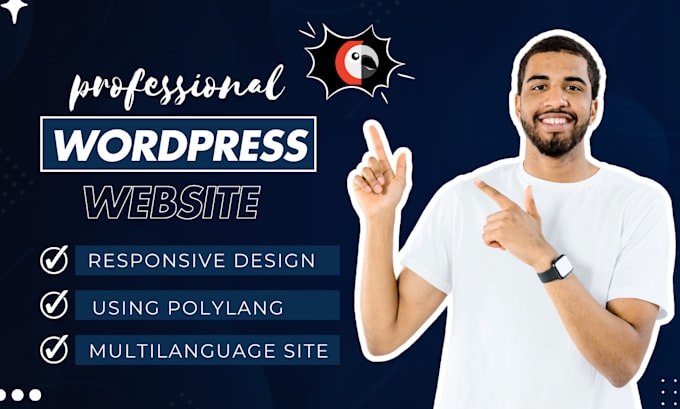 Gig Preview - Create your wordpress website multilingual with polylang or wpml plugin