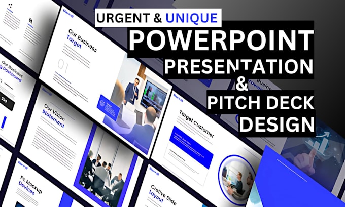 Gig Preview - Do professional powerpoint presentation designs and modern investor pitch decks