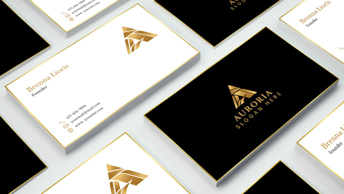 Gig Preview - Create custom and professional business card designs tailored to your brand