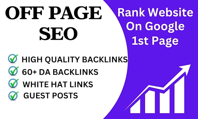 Gig Preview - Build high quality SEO backlinks for google top page with manual link building