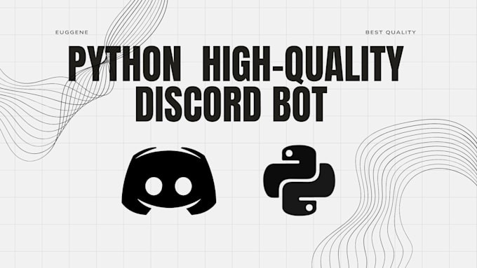 Gig Preview - Make a proffesional discord bot on python for you