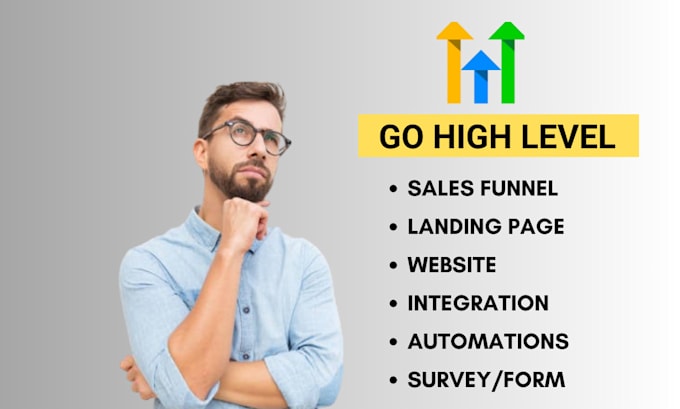 Gig Preview - Gohighlevel sales funnel, gohighlevel landing page, gohighlevel website