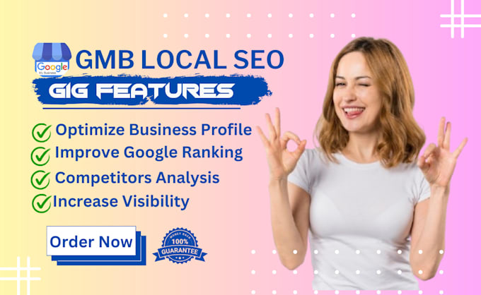 Gig Preview - Optimize your google my business profile to boost local SEO and rank gmb maps