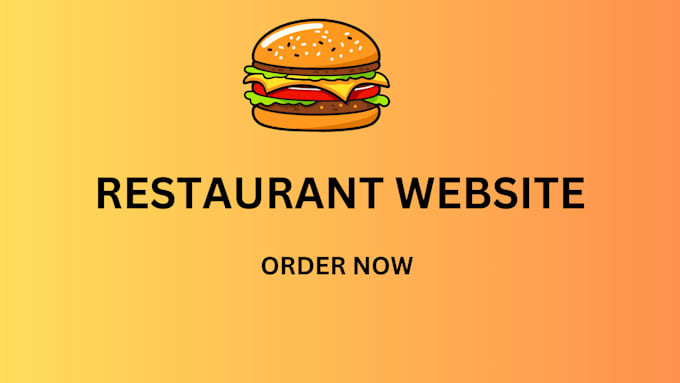 Gig Preview - Online restaurant of eatery website