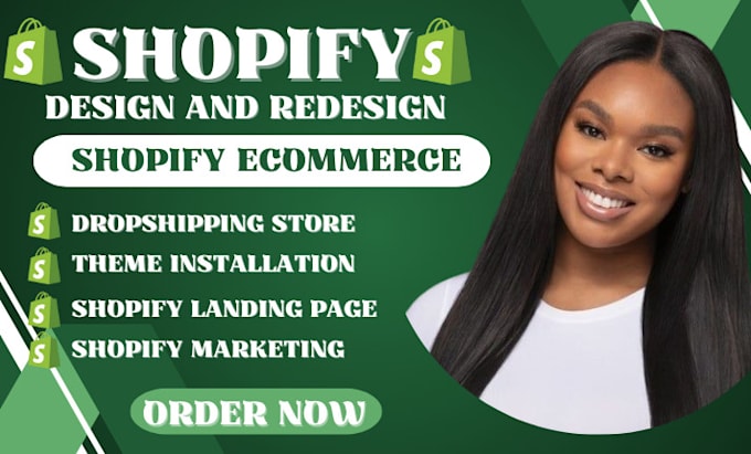 Gig Preview - Build german shopify store, shopify redesign dropshipping store with eu supplier