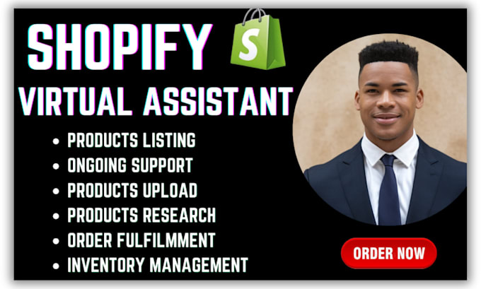 Gig Preview - Be your shopify virtual assistant, shopify store manager, store marketing, va