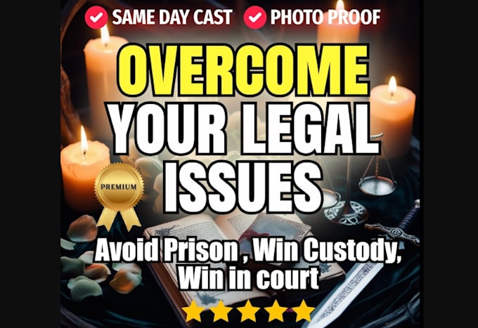 Gig Preview - Cast legal victory spell to win court cases and attract favorable outcome