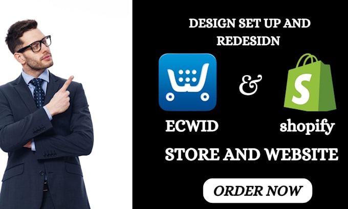 Gig Preview - Set up and customize your ecwid or shopify store for success