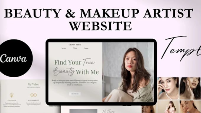 Gig Preview - Build makeup beauty spa cosmetics fashion wordpress website