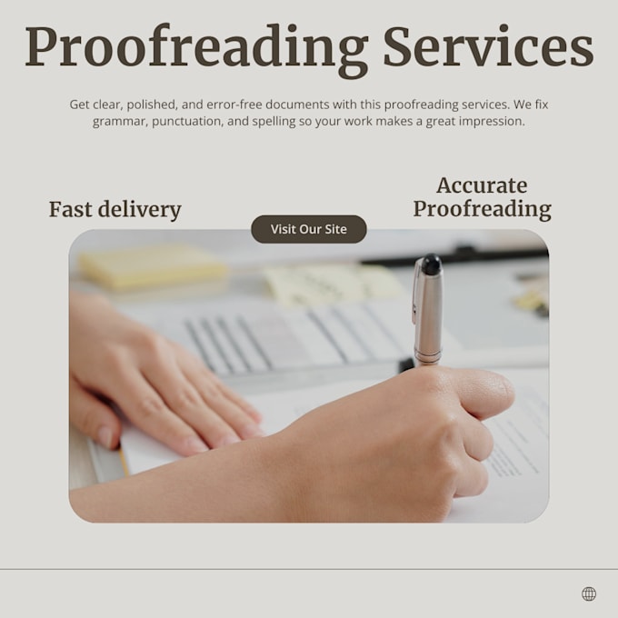 Gig Preview - Proofread and edit your documents in english or spanish