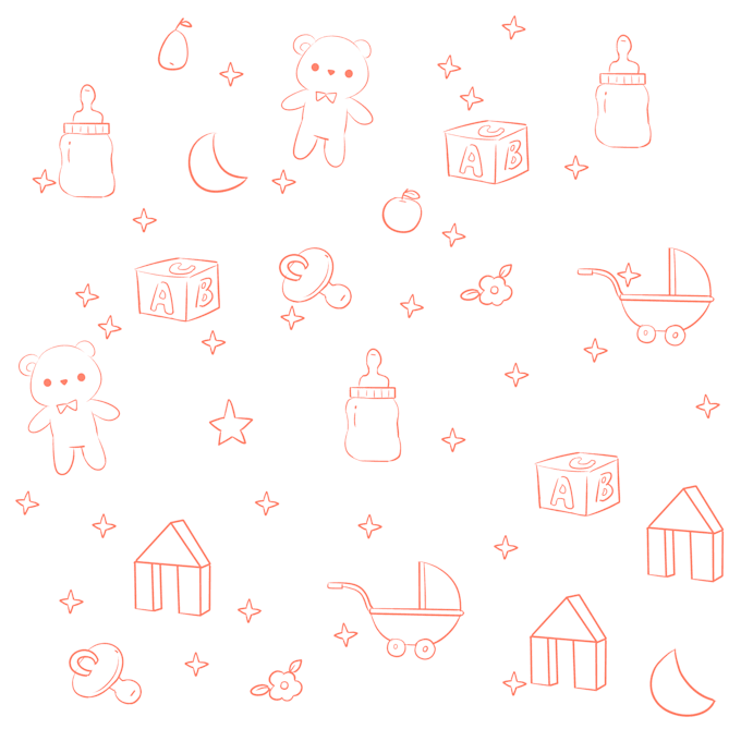 Gig Preview - Kids baby cute unique seamless pattern