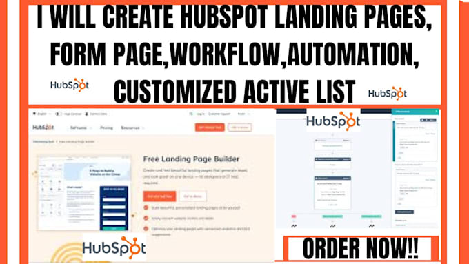 Bestseller - create hubspot landing page form page workflow automation customized active list