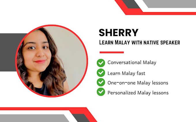 Gig Preview - Teach you malay and be your malay language buddy