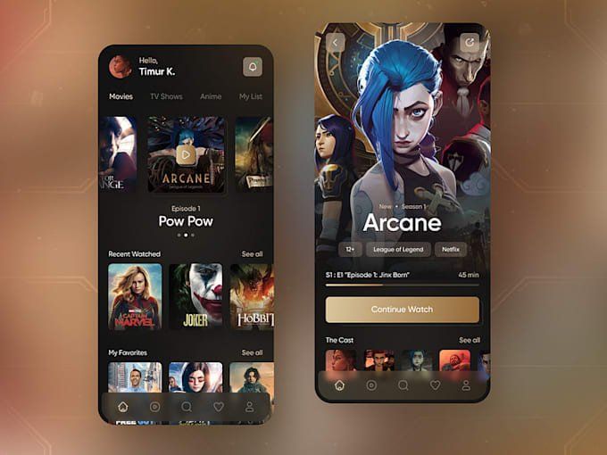 Gig Preview - Build live streaming app, music streaming app, game streaming app