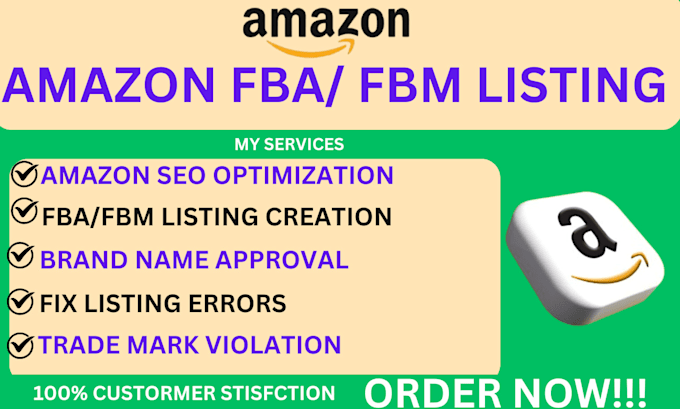 Gig Preview - Amazon fba fbm listing optimization and SEO boost rankings and sales