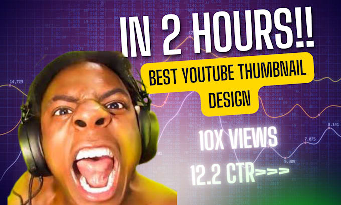 Gig Preview - Give you best youtube thumbnail design in 2 hours