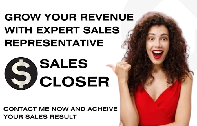 Gig Preview - Be your sales representative b2b sales leads generation cold call to close sales