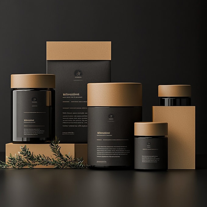 Gig Preview - Create supplement label design product packaging design