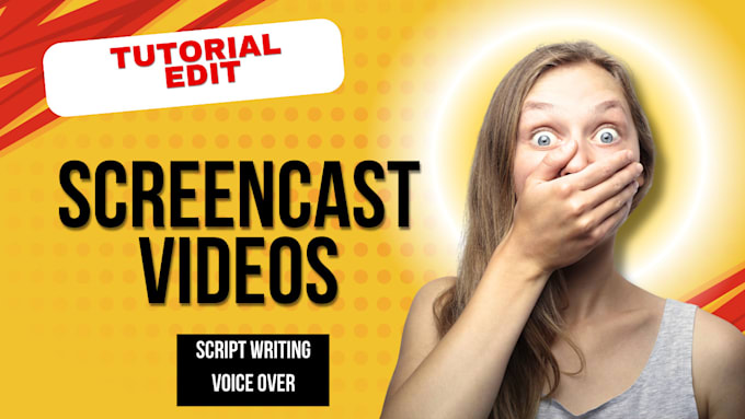 Gig Preview - Create screencast tutorial video HD