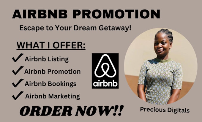 Bestseller - do airbnb promotion, traffic, airbnb listing and marketing